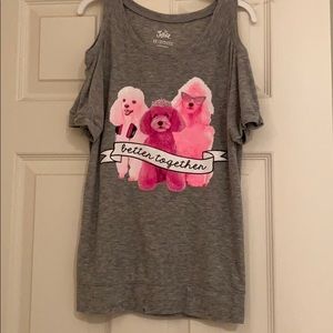 Justice size 12 short sleeve shirt